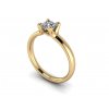 zasnubni prsten allison zlute zlato 5mm zlatnicke studio salaba zlatnictvi