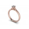 zasnubni prsten CAROLINE ruzove zlato 4.10mm zlatnicke studio salaba zlatnictvi