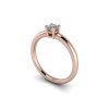 zasnubni prsten CATHERINE ruzove zlato 4.50mm zlatnicke studio salaba zlatnictvi