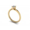 zasnubni prsten DITA zlute zlato 4.10mm zlatnicke studio salaba zlatnictvi