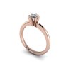 zasnubni prsten EDITA ruzove zlato 4.50mm zlatnicke studio salaba zlatnictvi