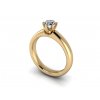 zasnubni prsten MORGAN zlute zlato 5,00mm zlatnicke studio salaba zlatnictvi