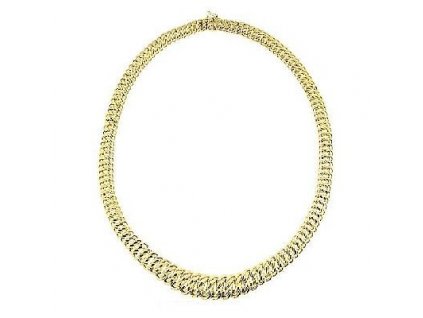 Zlatý náhrdelník 45cm