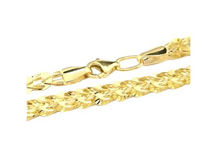 Zlatý náhrdelník 42cm  + krabička a čistící utěrka zdarma
