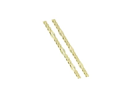 Zlatý náramek 23cm žluté zlato  + krabička a čistící utěrka zdarma