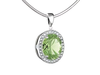 Peridotový přívěsek  + krabička a čistící utěrka zdarma