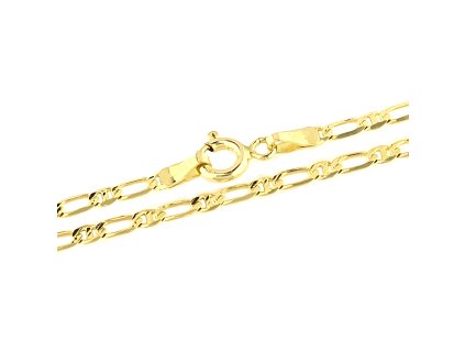 Zlatý řetízek 55cm žluté zlato  + krabička a čistící utěrka zdarma