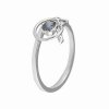 37934 5 safirovy prsten bile zlato s briliantem