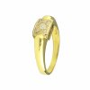 38759 9 briliantovy prsten ze zluteho zlata s kouzelnym vzorem hlavy