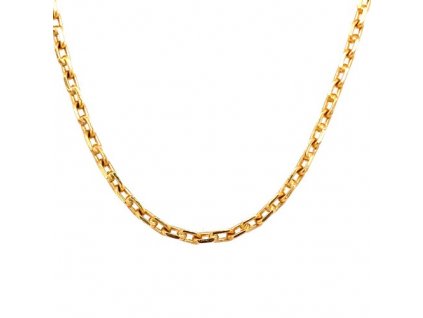 Řetízek žluté zlato Ankr - ruční práce  Dárková krabička zdarma