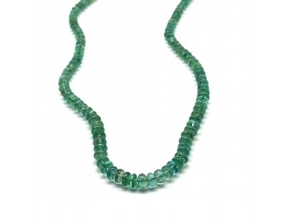 Náhrdelník se smaragdy z Kolumbie 86,50 ct  Dárková krabička a certifikát o pravosti smaragdů zdarma