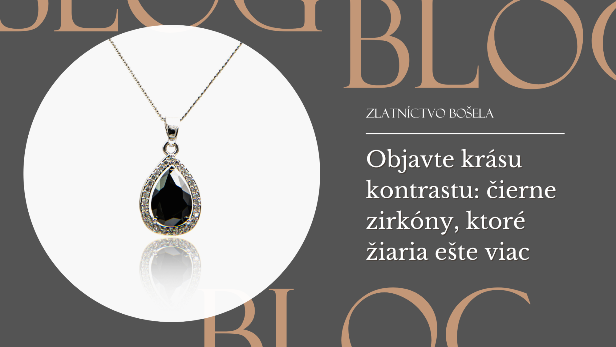 Objavte krásu kontrastu: čierne zirkóny, ktoré žiaria ešte viac