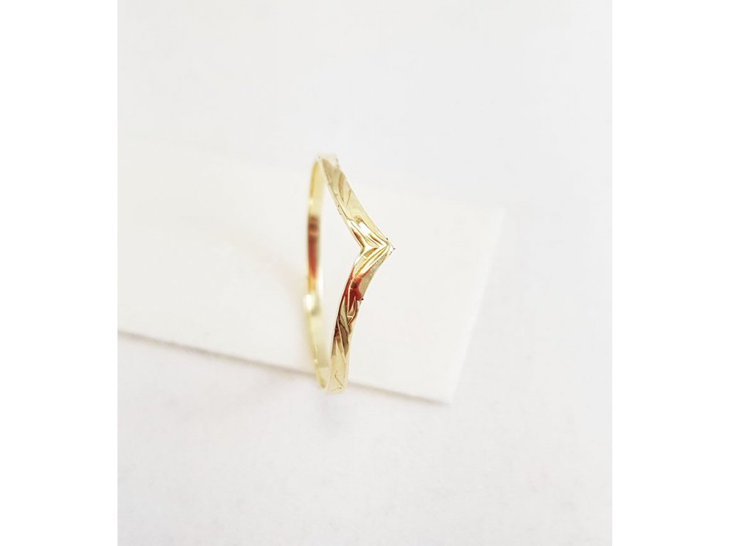 Zlatý prsteň VZOR 0 žltý +doživotný servis + krabička - Zlatníctvo Bošela