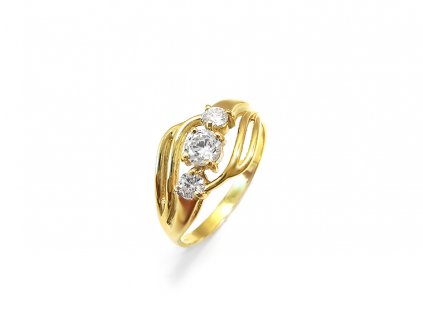 Dámsky prsteň VZOR 49 zo žltého zlata