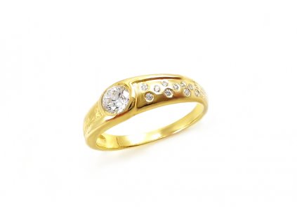 Zlatý prsteň VZOR 22 zo žltého zlata