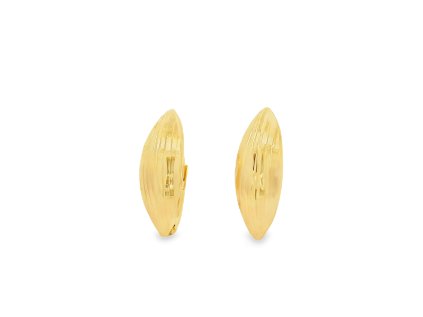 Zlaté náušnice s dámskym patentom