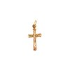Zlatý prívesok KRÍŽ žltý