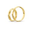 Svadobné obrúčky 4,00mm zo žltého zlata