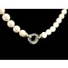 Strieborný perlový náhrdelník „Perlová Línia“