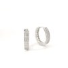 Strieborné kruhové náušnice