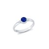 Strieborný prsteň s lapis lazuli