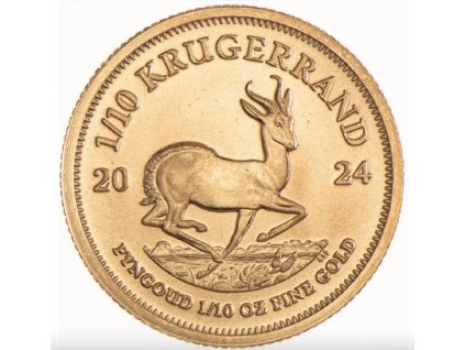 Krugerrand 1/10 OZ (2024) - Investiční zlatá mince