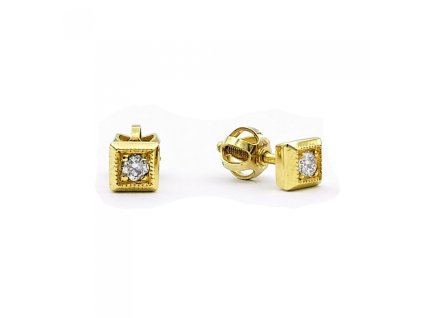 219 386 zlate nausnice brilianty diamanty
