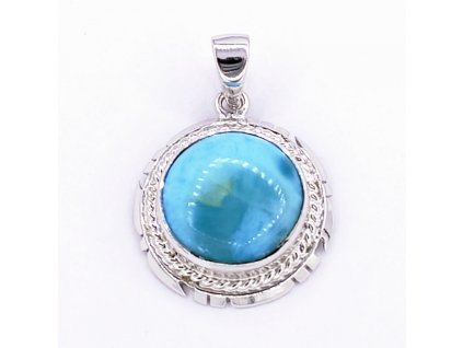 499 901 stribrny privesek larimar