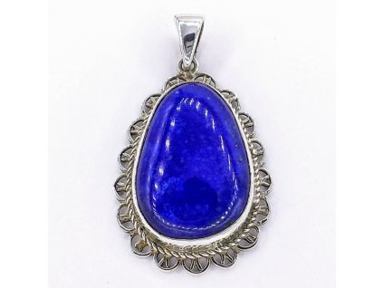 513 856 stribrny privesek lapis lazuli