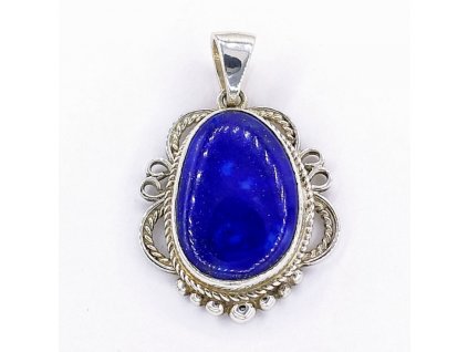 514 857 stribrny privesek lapis lazuli