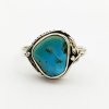 Stříbrný prsten tyrkys přírodní pravý (velikost prstenu 61)