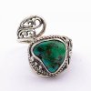 Stříbrný prsten tyrkys přírodní pravý (velikost prstenu 61)