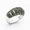Stříbrný prsten markazit (velikost prstenu 60)