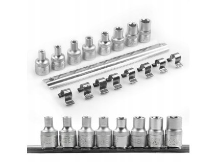 Klíče - hlavice nástrčné vnitřní torx, 3/8", sada 8ks M66420  + Zlatonky na Zlatou cestu