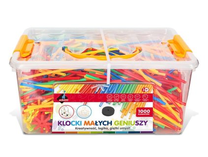 Stavebnice malého génia - slámky 1000ks  + Zlatonky na Zlatou cestu