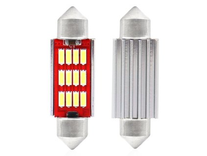 LED CANBUS 4014 12SMD Festoon C5W C10W C3W 36mm White 12V/24V