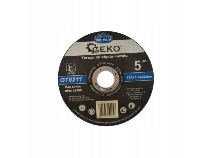 4249 kotouc rezny na kov 125x1 0mm premium inox g78211