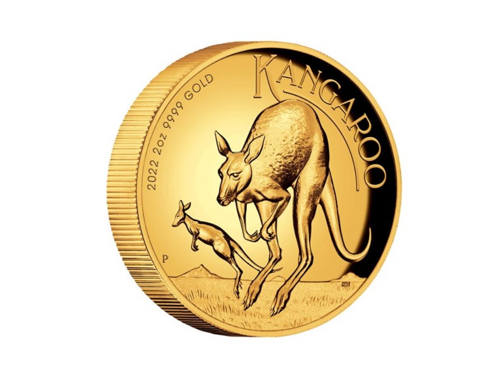 Investicni zlato Kangaroo2022 2oz HR R
