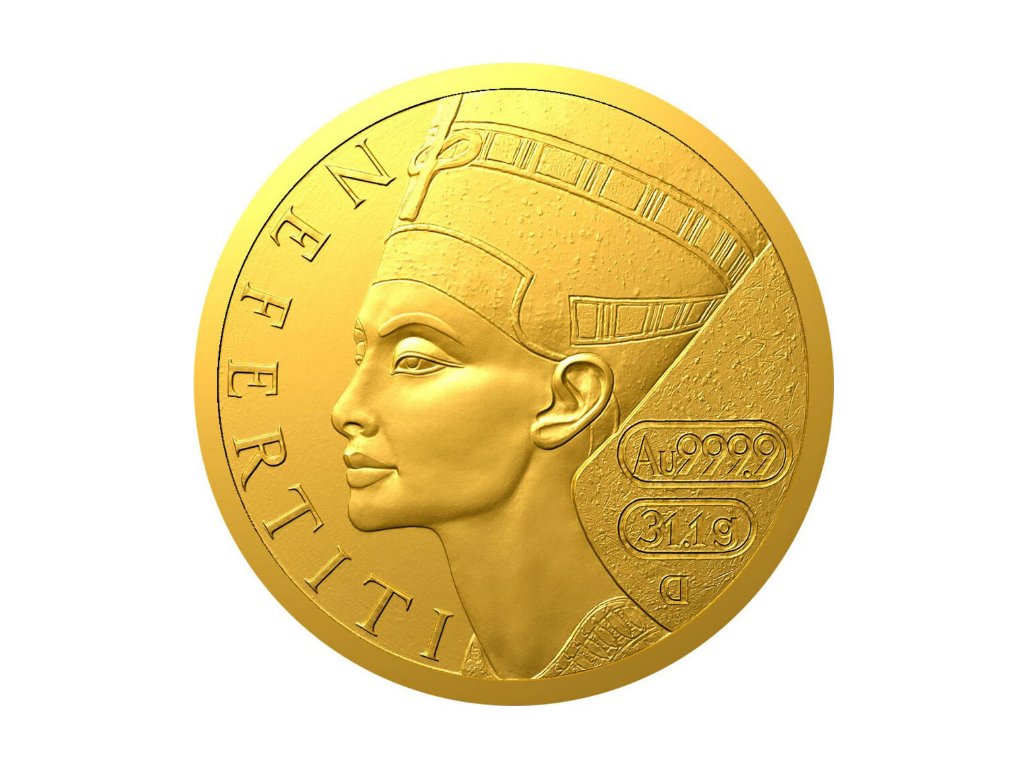 Investicni zlato Nefertiti 1oz ČM R