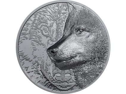 Silber Mystic Wolf 2 Oz 2021 PP VS