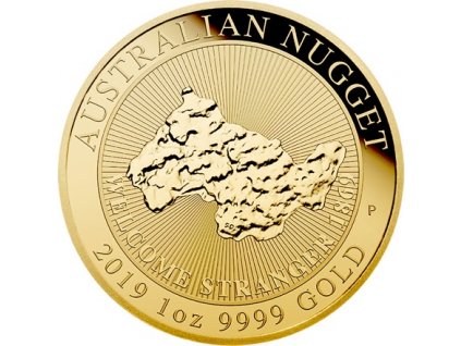 Investicni zlato Australian Nugget Welcome Stranger 2019 1oz R