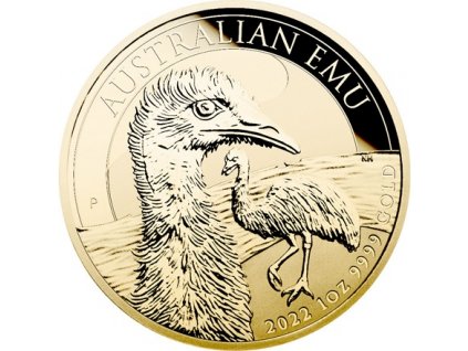 Investicni zlato Australian Emu 2022 1oz R
