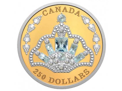 Investicni zlato Aquamarine Diadem Elizabeth II R