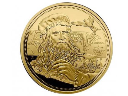 Investicni zlato Leonardo da Vinci 2021 Niue R