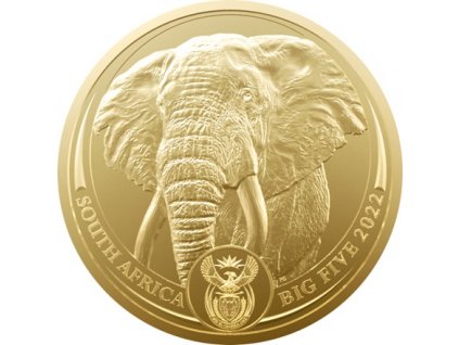 Investicni zlato Big Five Slon 2022 1oz BU R