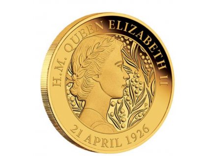 Investicni zlato Queen Elizatabeth 95.narozeniny 2oz 2021 R