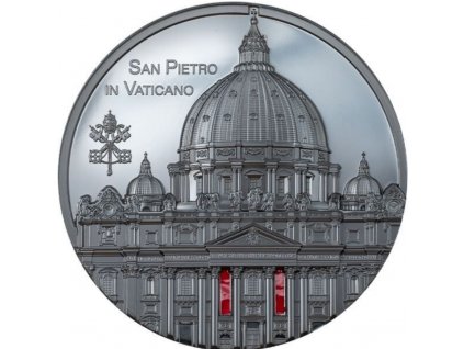 Investicni stribro Bazilika svateho Petra Tiffany Art 2023 R