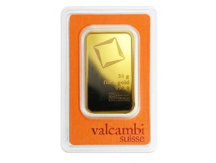 Investicni zlato Valcambi 50gminted R