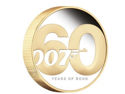Investicni stribro Bond 007 60.vyročí 2oz R