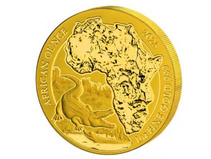 Investicni zlato African Once Krokodýl 2023 1oz R
